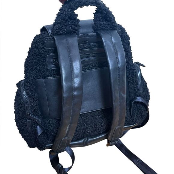 Caraa x Free People Sherpa Small Cirrus Backpack in black